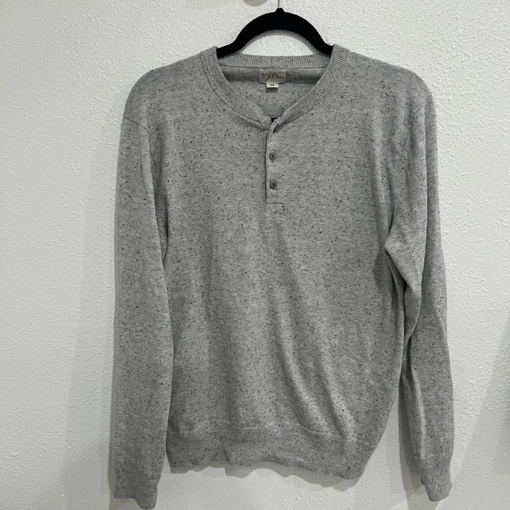 J. Crew Gray Long Sleeve Shirt- Medium